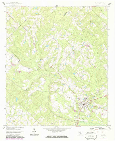 United States Geological Survey Alamo, GA (1970, 24000-Scale) digital map