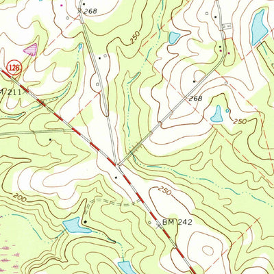United States Geological Survey Alamo, GA (1970, 24000-Scale) digital map