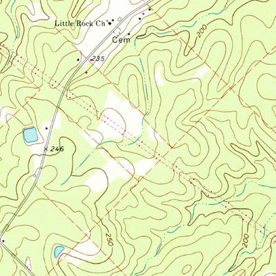 United States Geological Survey Alamo, GA (1970, 24000-Scale) digital map