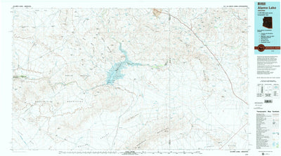 United States Geological Survey Alamo Lake, AZ (1979, 100000-Scale) digital map