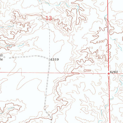United States Geological Survey Alamo Mesa East, NM (1966, 24000-Scale) digital map
