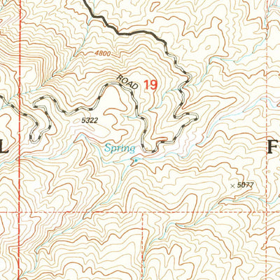 United States Geological Survey Alamo Mountain, CA (1995, 24000-Scale) digital map