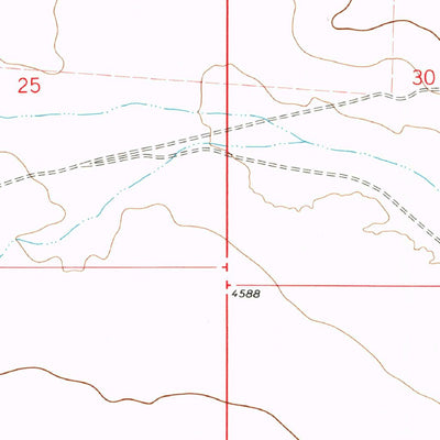 United States Geological Survey Alamo Mountain NE, NM (1975, 24000-Scale) digital map