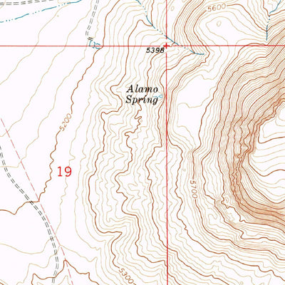 United States Geological Survey Alamo Mountain, NM-TX (1975, 24000-Scale) digital map