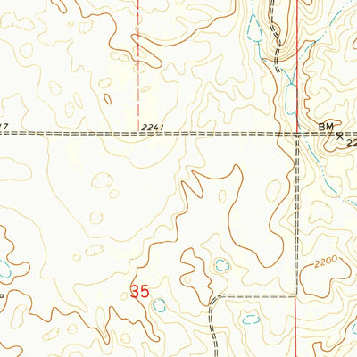 United States Geological Survey Alamo, ND (1977, 24000-Scale) digital map