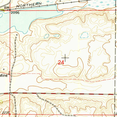 United States Geological Survey Alamo, ND (1977, 24000-Scale) digital map