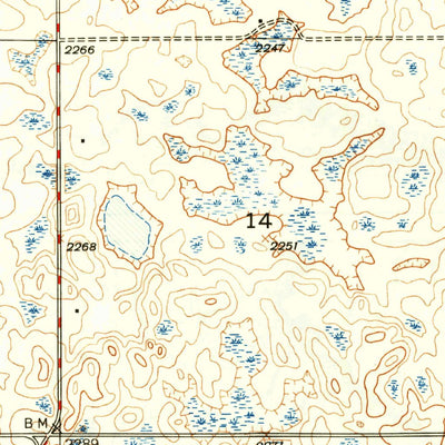 United States Geological Survey Alamo NE, ND (1948, 24000-Scale) digital map