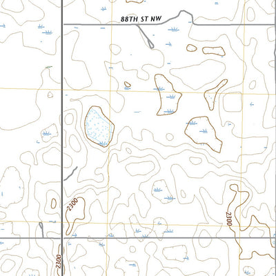 United States Geological Survey Alamo NE, ND (2020, 24000-Scale) digital map