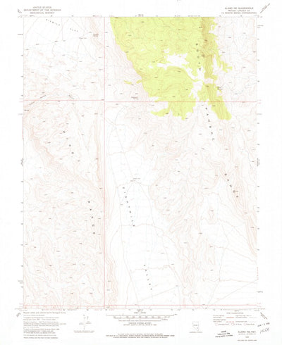 United States Geological Survey Alamo NE, NV (1969, 24000-Scale) digital map