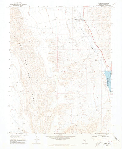 United States Geological Survey Alamo, NV (1969, 24000-Scale) digital map