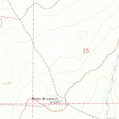 United States Geological Survey Alamo Ranch, NM (1966, 24000-Scale) digital map