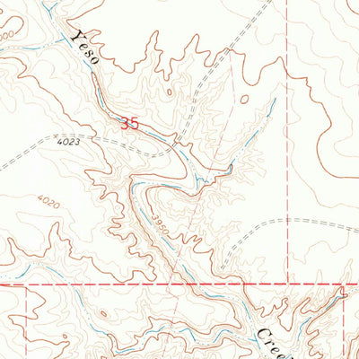 United States Geological Survey Alamo Ranch, NM (1966, 24000-Scale) digital map