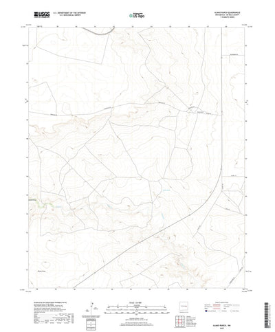 United States Geological Survey Alamo Ranch, NM (2020, 24000-Scale) digital map