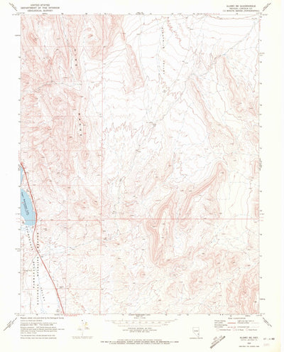 United States Geological Survey Alamo SE, NV (1969, 24000-Scale) digital map