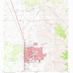 United States Geological Survey Alamogordo North, NM (1981, 24000-Scale) digital map