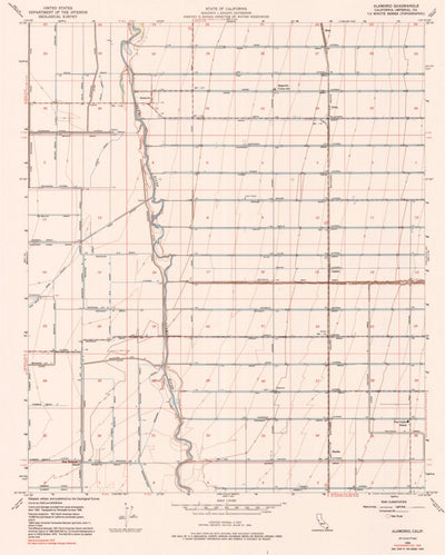 United States Geological Survey Alamorio, CA (1956, 24000-Scale) digital map