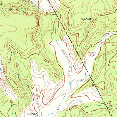 United States Geological Survey Alamosa Canyon, NM (1969, 24000-Scale) digital map
