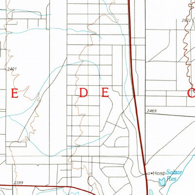 United States Geological Survey Alamosa, CO (1983, 100000-Scale) digital map