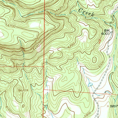 United States Geological Survey Alamosa Creek, NM (1964, 24000-Scale) digital map