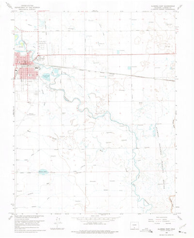 United States Geological Survey Alamosa East, CO (1966, 24000-Scale) digital map