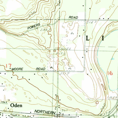 United States Geological Survey Alanson, MI (1983, 24000-Scale) digital map