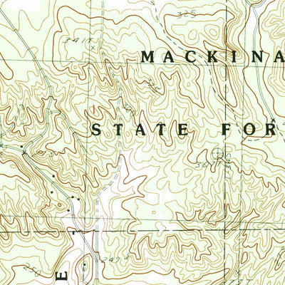 United States Geological Survey Alanson, MI (1983, 24000-Scale) digital map