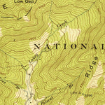 United States Geological Survey Alarka, NC (1941, 24000-Scale) digital map