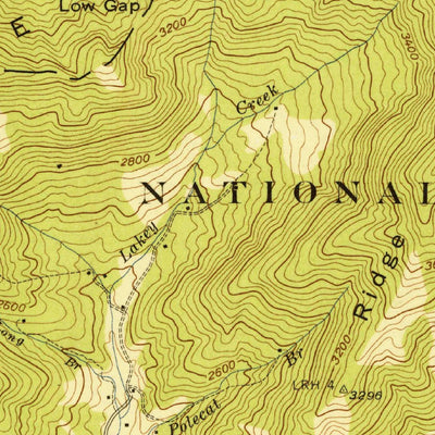United States Geological Survey Alarka, NC (1941, 24000-Scale) digital map