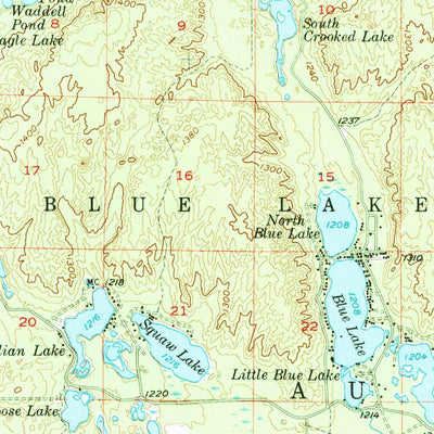 United States Geological Survey Alba, MI (1956, 62500-Scale) digital map