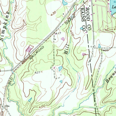 United States Geological Survey Alba, TX (1958, 24000-Scale) digital map