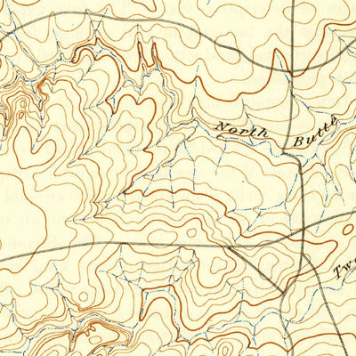 United States Geological Survey Albany, CO-KS (1893, 125000-Scale) digital map