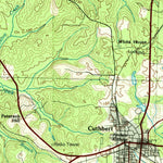 United States Geological Survey Albany, GA (1981, 100000-Scale) digital map