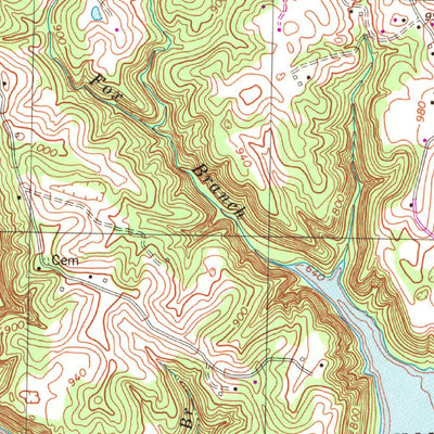 United States Geological Survey Albany, KY-TN (1978, 24000-Scale) digital map