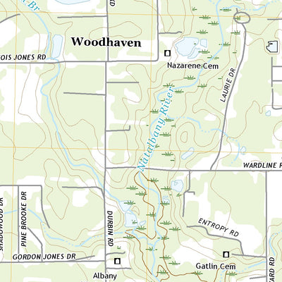 United States Geological Survey Albany, LA (2020, 24000-Scale) digital map