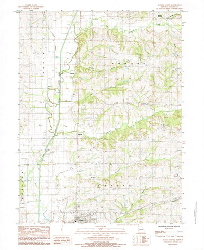 United States Geological Survey Albany North, MO (1984, 24000-Scale) digital map