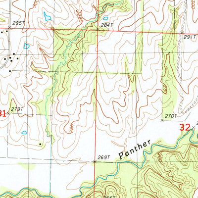 United States Geological Survey Albany North, MO (1984, 24000-Scale) digital map