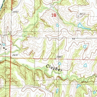 United States Geological Survey Albany North, MO (1984, 24000-Scale) digital map