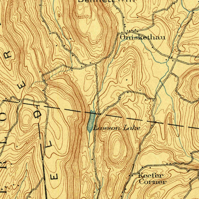 United States Geological Survey Albany, NY (1893, 62500-Scale) digital map