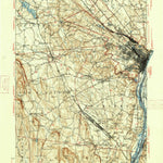 United States Geological Survey Albany, NY (1927, 62500-Scale) digital map