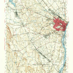 United States Geological Survey Albany, NY (1947, 62500-Scale) digital map