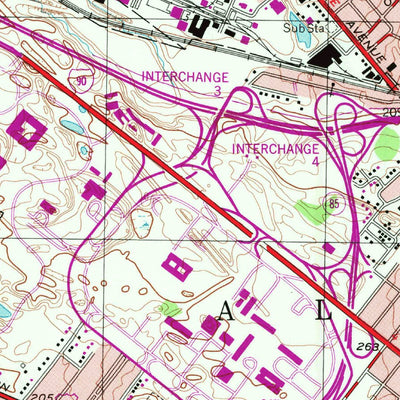 United States Geological Survey Albany, NY (1953, 24000-Scale) digital map