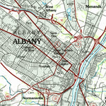 United States Geological Survey Albany, NY-MA-VT (1986, 100000-Scale) digital map