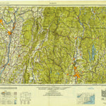 United States Geological Survey Albany, NY-MA-VT-NH-CT (1948, 250000-Scale) digital map