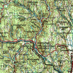 United States Geological Survey Albany, NY-MA-VT-NH-CT (1956, 250000-Scale) digital map