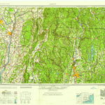 United States Geological Survey Albany, NY-MA-VT-NH-CT (1959, 250000-Scale) digital map