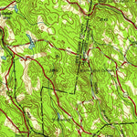 United States Geological Survey Albany, NY-MA-VT-NH-CT (1959, 250000-Scale) digital map