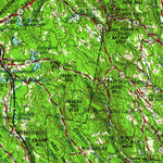 United States Geological Survey Albany, NY-MA-VT-NH-CT (1962, 250000-Scale) digital map