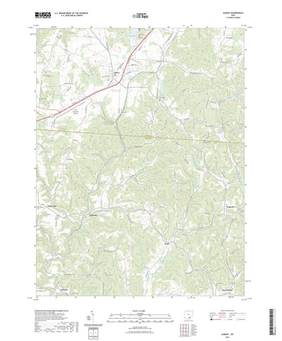 United States Geological Survey Albany, OH (2023, 24000-Scale) digital map