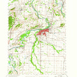 United States Geological Survey Albany, OR (1957, 62500-Scale) digital map