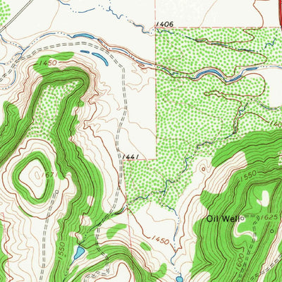 United States Geological Survey Albany, TX (1965, 24000-Scale) digital map